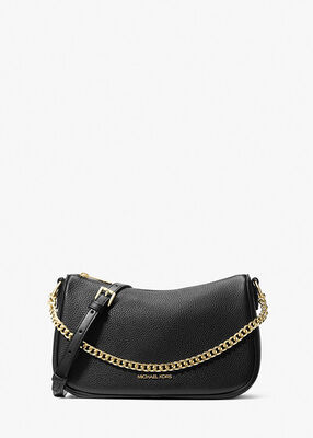 michael kors حقيبة كارميلا متوسطة الحجم من الجلد المحبب قابلة للتحويل