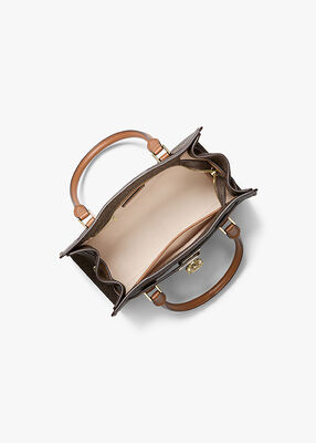 michael kors hamilton moderne small signature logo crossbody bag