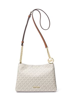 michael kors christina small signature logo crossbody bag
