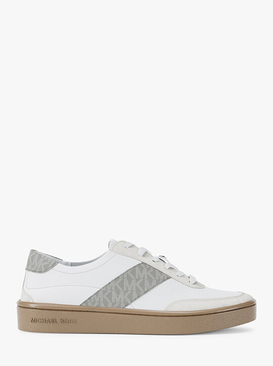 michael kors kaycee signature logo stripe sneaker