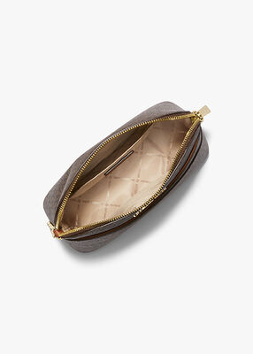 michael kors jet set travel medium logo dome crossbody bag