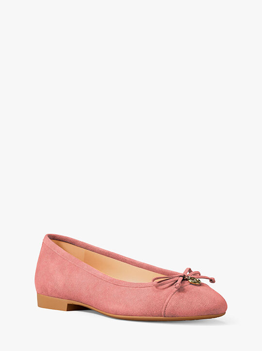 michael kors piper flex suede ballet flat