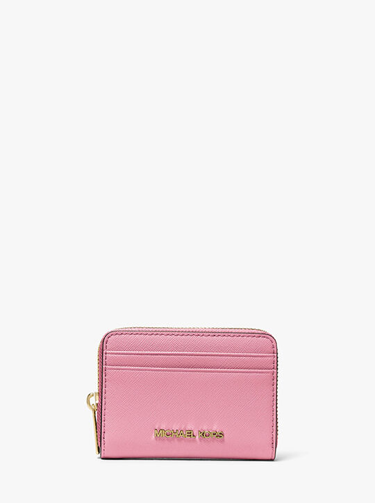 michael kors jet set travel medium saffiano leather wallet