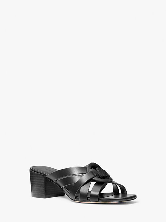 Erika Leather Sandal michael kors erika leather sandal