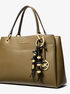Embellished Floral Bag Charm michael kors embellished floral bag charm