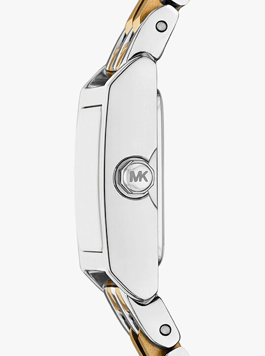 ساعة مايكرو جورجي ثنائية اللون michael kors ساعة مايكرو جورجي ثنائية اللون
