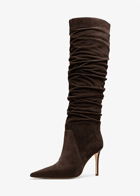 michael kors dawn leather boot