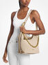 michael kors nolita large suede bucket tote bag