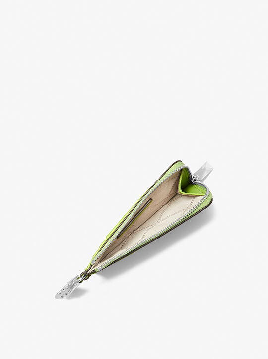 Empire Small Crocodile Embossed Leather Zip Card Case michael kors empire small crocodile embossed leather zip card case